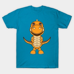 cute orange dino smile T-Shirt